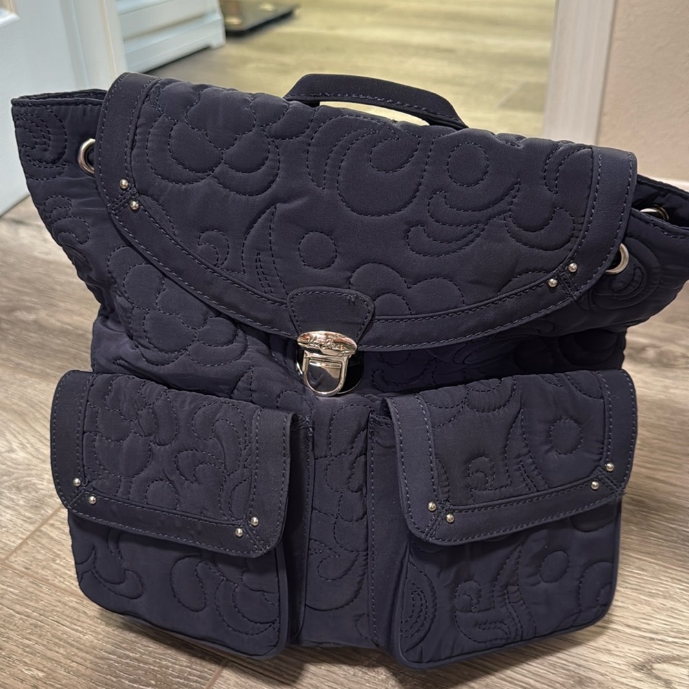 Vera Bradley quilted backpack